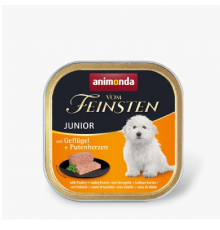 Корм для цуценят Vom Feinsten Junior з птицею та индюшиным серцем 150 г Animonda