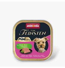 Корм для собак мини Vom Feinsten Adult  Mini   с говядиной,уткой и орегано  100 г Animonda