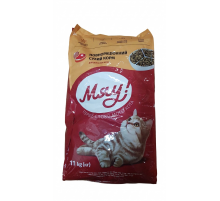 Сухой корм для взрослых котов с курицей Мяу Весовой цена за 1 кг