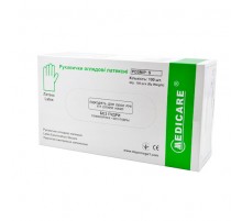 Перчатки латекс смотровые не стерильные не припудренные размер S6-7 50 пар Medicare