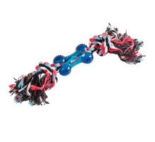 Игрушка для собак Грейфер двухузловой с косточкой 12 см Fох