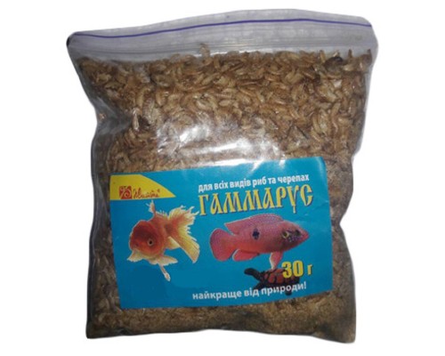 Корм для риб Гаммарус 30 г