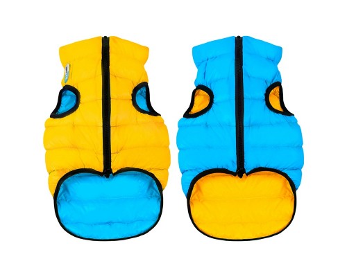 Куртка для собак AiryVest Colors of freedom двостороння жовто-блакитна XS 30 В 43-45 см С30-33 см Collar