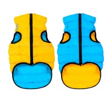 Куртка для собак AiryVest Colors of freedom двостороння жовто-блакитна S 35 В 45-47 см С 31-36 см Collar