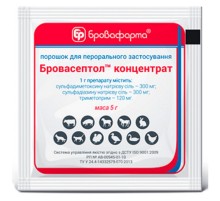 Порошок Бровасептол антибактериальный препарат широкого спектра действия 5 г Бровафарма