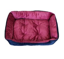 Лежанка для котів і собак дрібних порід Burgundy розмір М 50 х 34 х 10 см Китай