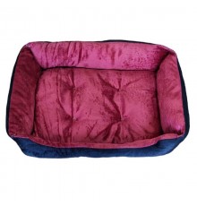 Лежанка для кошек и собак мелких пород Burgundy размер М 50 х 34 х 10 см Китай