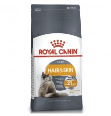 Сухой корм для котов Hair and Skin Care для эластичности кожи и красоты шерсти 400 г Royal Canin