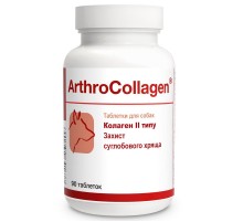Таблетки для собак ArthroCollagen для укрепления опорно-двигательного аппарата №90 Dolfos