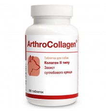 Таблетки для собак ArthroCollagen для укрепления опорно-двигательного аппарата №90 Dolfos