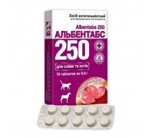 Альбентабс-250 таблетки с ароматом мяса №30 O.L.KAR