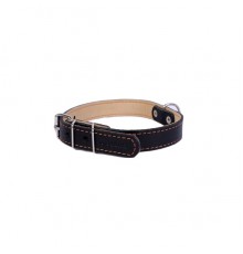 Ошейник  Collar  двойной ширина 20 мм  длина 32-40 см черный 01411
