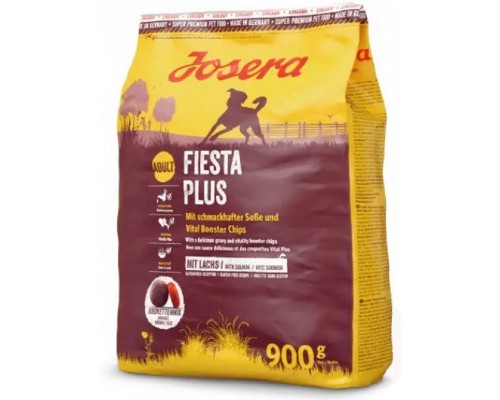 Сухой корм для собак Fiesta plus с мясом птицы и лососем 900 г Josera