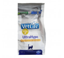 Сухой корм для кошек Фармина Farmina Vet Life UltraHypo при пищевой аллергии 2 кг