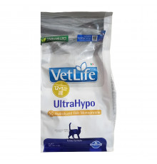 Сухой корм для кошек Фармина Farmina Vet Life UltraHypo при пищевой аллергии 2 кг