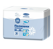 Пеленки одноразовые гигиенические компактные  60х60 см 30 шт Білосніжка