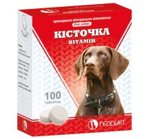 Таблетки для собак Косточка витамин минерально-витаминная прикормка  №100 Продукт