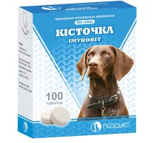 Таблетки для собак Косточка иммуновит минерально-витаминная прикормка  №100 Продукт