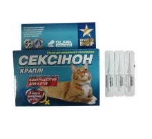 Капли для котов Сексинон контрацептив №3 O.L.KAR