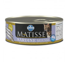 Влажный корм для котов Фармина Farmia N&D  MATISSE CAT MOUSSE SARDINE с сардиною, 85 г