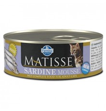 Влажный корм для котов Фармина Farmia N&D  MATISSE CAT MOUSSE SARDINE с сардиною, 85 г