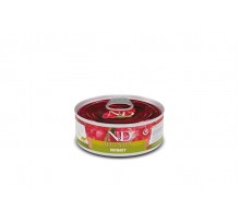 Влажный корм для котов Фармина Farmia N&D QUINOA URINARY, DUCK & CRANBERRY ADULT для проф. мочекаменной болезни, утка, киноа, клюква и ромашка 300 г