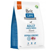 Сухой корм для собак от 25 кг Dog Hypoallergenic Adult Large Breed с ягненком 3 кг Brit Care