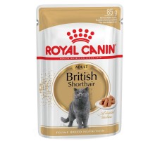 Корм для котов Вritish Shorthair Adult для британской короткошерстной кусочки в соусе 85 г Royal Canin