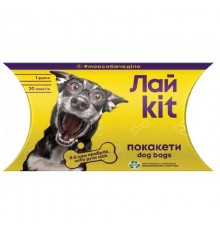 Пакеты для уборки за животными в картонном боксе 25х30 см 20 шт ЛайKit