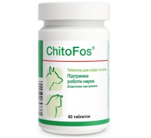 Таблетки для кошек и собак Chito Fos для поддержания работы почек №60 Dolfos