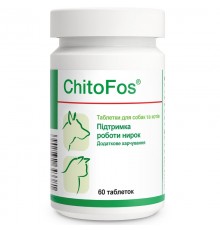 Таблетки для кошек и собак Chito Fos для поддержания работы почек №60 Dolfos