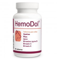 Таблетки для собак HemoDol для улучшения процессов кровообразования №90 Dolfos