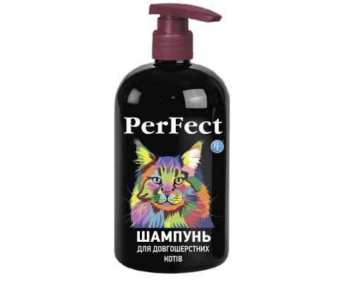 Шампунь для длинношерстных котов PerFect с антистатическим эффектом 250 мл Ветсинтез