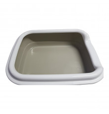 Туалет д/ кош L 49х39х15 жемчужный  Comfort PR241739