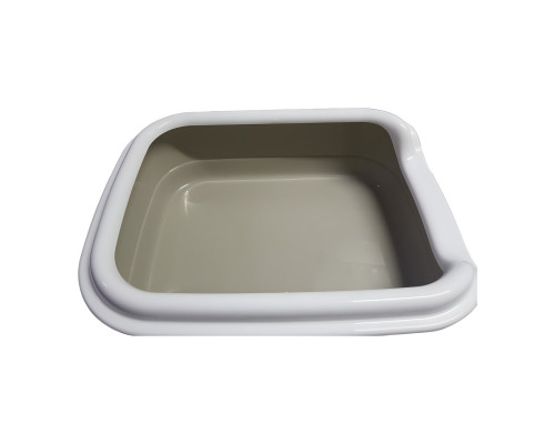 Туалет д/ кош L 49х39х15 жемчужный  Comfort PR241739
