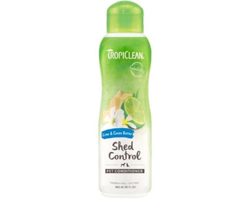 Кондиционер Lime & Cocoa Butter Shed Control для уменьшения линьки и увлажнения кожи 355 мл Tropiclean