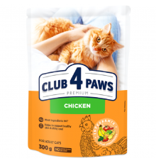 Корм для котів С4Р Premium сухий курка коти 300г