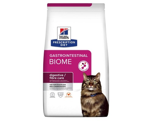 Корм д/кот Hill's Prescription Diet Gastrointestinal Biome лечебный корм восстанавливающий экосистему пищеварительного тракта 1,5 кг