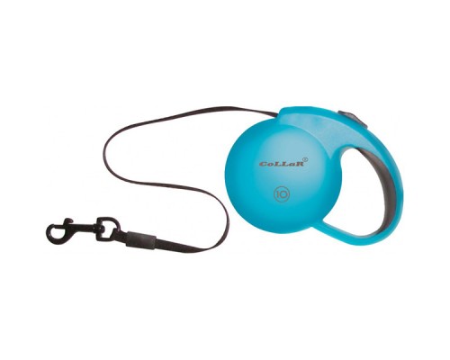 Рулетка Collar control 10 кг 3 м ручка комфорт стрічка синя 81202