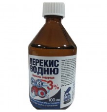 Перекис водню ветеринарна 3% 100 мл O.L.KAR