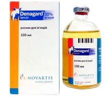 Раствор для инъекций Денагард 10% антибактериальный препарат 100 мл Novartis