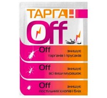 Порошок Тарган Off dry от тараканов блох муравьев постельных клопов 2 г Агро Протекшн