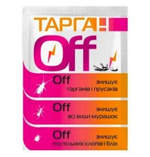Порошок Тарган Off dry от тараканов блох муравьев постельных клопов 2 г Агро Протекшн