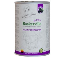 Корм для щенков Super Premium телятина с еживикой 400 г Baskerville