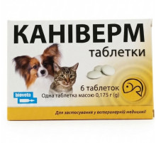 Таблетки Каниверм для собак и котов № 6 BioVeta