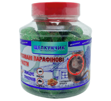 Парафиновые брикеты Щелкунчик зеленый от крыс и мышей с ароматом арахиса 320 г Агромаг