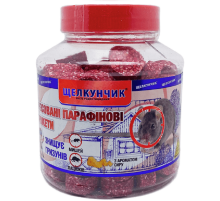 Парафиновые брикеты Щелкунчик красный от крыс и мышей с ароматом сыра 320 г Агромаг