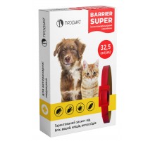 Бар'єр супер нашийник інсектоакарицидний для котів (червоний + жовтий) Продукт