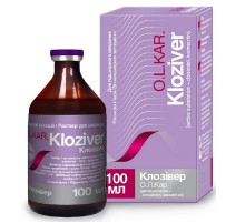 Раствор для инъекций Клозивер противопаразитарный препарат 100 мл O.L.KAR