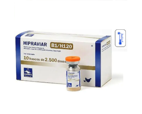 Вакцина Ла-Сота Ньюкасла ХІПРАВІАР-B1 H120 2500 доз Hipra